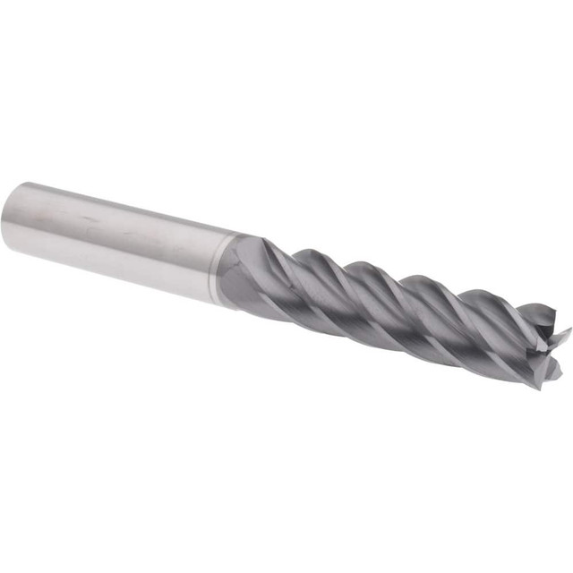 Accupro 6503288 Square End Mill:  0.5000" Dia, 2" LOC, 0.5" Shank Dia, 4" OAL, 5 Flutes, Solid Carbide