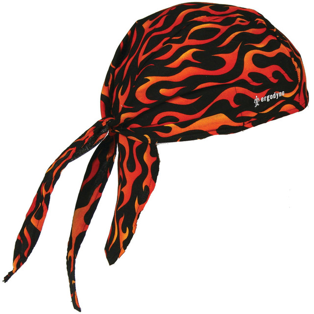 ERGODYNE CORPORATION 12485 Ergodyne Chill-Its 6615 High-Performance Dew Rags, Flames, Pack Of 6 Dew Rags ERGODYNE CORPORATION 12485 Ergodyne Chill-Its 6615 High-Performance Dew Rags, Flames, Pack Of 6 Dew Rags