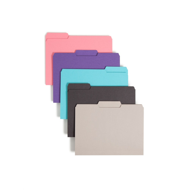 SMEAD MFG CO 10295 Smead Interior Folders, Letter Size, Assortment, Box Of 100 SMEAD MFG CO 10295 Smead Interior Folders, Letter Size, Assortment, Box Of 100
