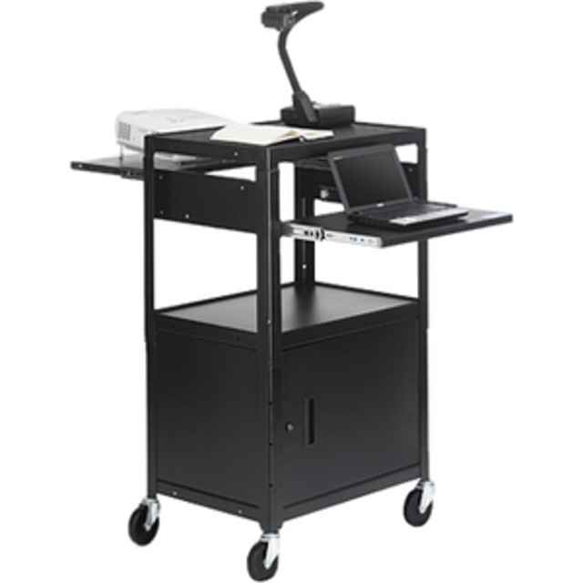 BRETFORD MANUFACTURING, INC. CA2642DNSE Bretford CA2642DNSE Multimedia Cabinet Cart - Up to 20in Screen Support - 3 x Shelf(ves) - Hinged Door - 42in Height x 24in Width x 18in Depth - Steel - Black BRETFORD MANUFACTURING, INC. CA2642DNSE Bretford CA2642DNSE Multimedia Cabinet Cart - Up to 20in Screen Support - 3 x Shelf(ves) - Hinged Door - 42in Height x 24in Width x 18in Depth - Steel - Black