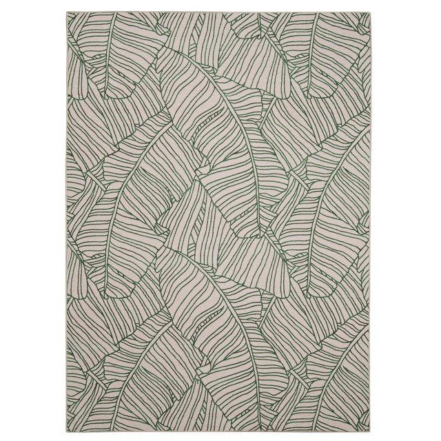 LINON HOME DECOR PRODUCTS, INC OD5016 Linon Washable Outdoor Area Rug, Jarvie, 7ft x 9ft, Ivory/Green LINON HOME DECOR PRODUCTS, INC OD5016 Linon Washable Outdoor Area Rug, Jarvie, 7ft x 9ft, Ivory/Green