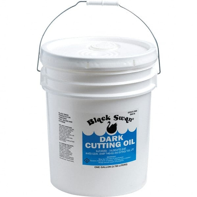 Black Swan 05015 Pipe Cutting & Threading Oil; Oil Type: Thread Cutting Oil ; Container Type: Pail ; Container Size: 5 Gal. ; For Use With: High Speed Machines; High Speed Machines ; PSC Code: 9150