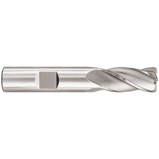 SGS 40015 Corner Radius End Mill: 8 mm Dia, 20 mm LOC, 0.5 mm Radius, 4 Flutes, Solid Carbide