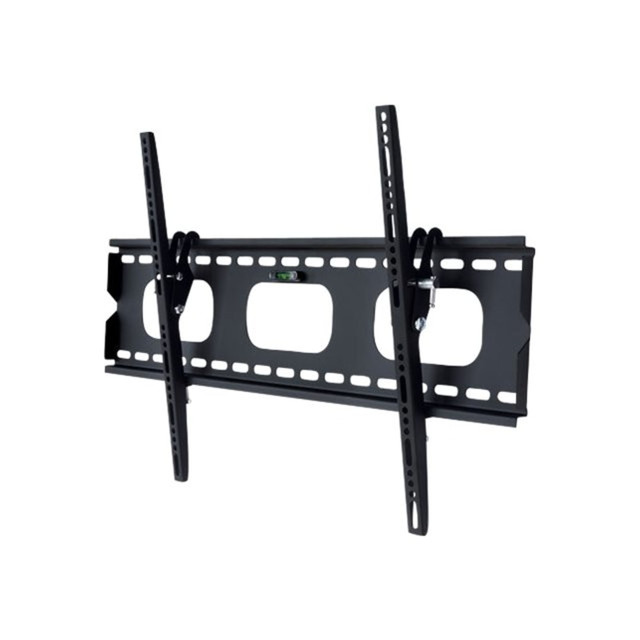 INTRACOM USA, INC. 424752 Manhattan Universal Tilting Wall Mount - Supports One 37in - 70in Display up to 165 lbs - 37in to 70in Screen Support - 165 lb Load Capacity - Steel - Black - Meets VESA Standards - UL Listed - 0 deg. to -10 deg. Tilt Adjust