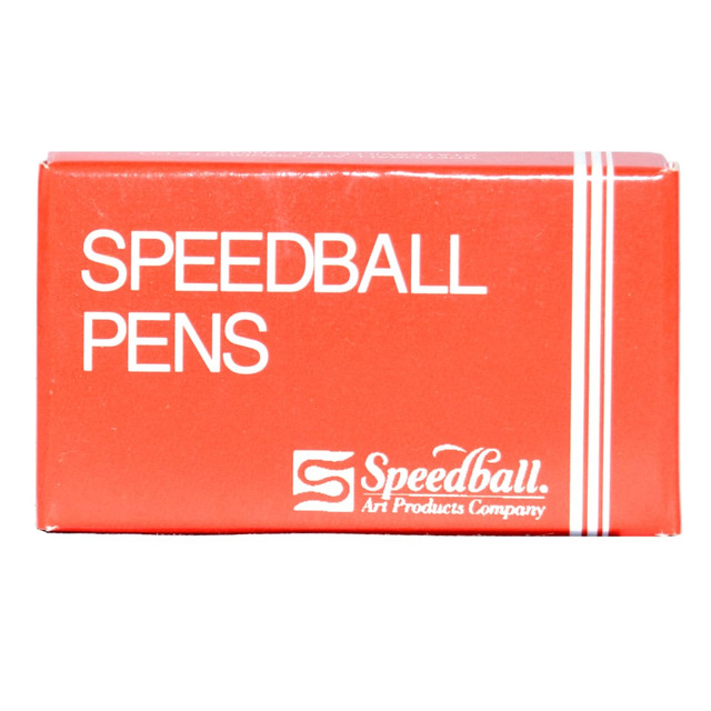 SPEEDBALL ART PRODUCTS CO., LLC 3020 Speedball Flat Pen Nibs, C-0, Box Of 12 Nibs
