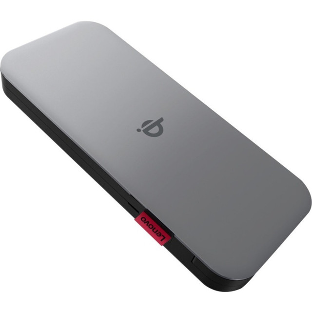 LENOVO, INC. 40ALLG1WWW Lenovo Go Wireless Mobile Power Bank (10000 mAh - For USB Type C Device, Mobile Phone - Lithium Ion (Li-Ion) Polymer - 10000 mAh - 3 A - 9 V DC, 5 V DC Output - Black