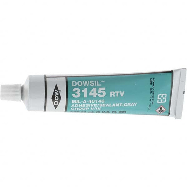 Dow Corning 3145 90ML GRY Sealant: Tube, Gray, Silicone