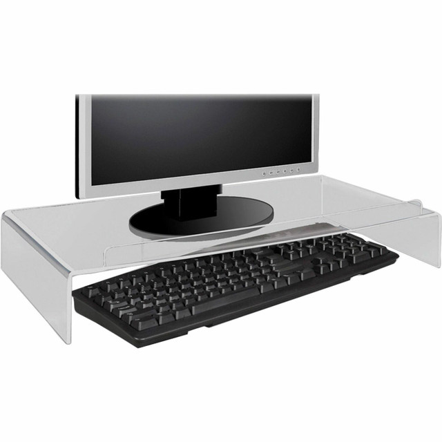 Kantek, Inc Kantek AMS300 Kantek Acrylic Monitor Stand with Keyboard Storage Kantek, Inc Kantek AMS300 Kantek Acrylic Monitor Stand with Keyboard Storage