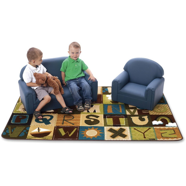 Carpets for Kids 11726 Carpets for Kids Toddler Alpha Blocks Nature Rug