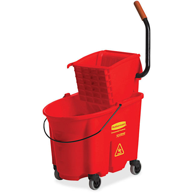 Rubbermaid Commercial Products Rubbermaid Commercial 758888RD Rubbermaid Commercial WaveBrake 35 QT Side Press & Wringer Rubbermaid Commercial Products Rubbermaid Commercial 758888RD Rubbermaid Commercial WaveBrake 35 QT Side Press & Wringer