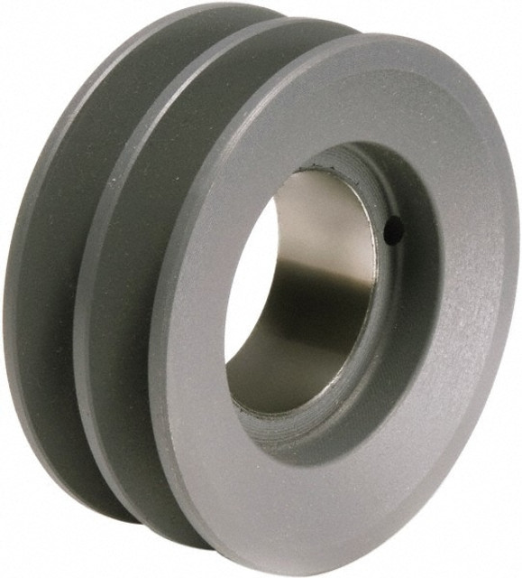 TB Wood's 2BK45 2 Groove, 1/2 to 1-1/2 Bore Diam, 4-1/4" Outside Diam, QD Bushed V Belt Sheave