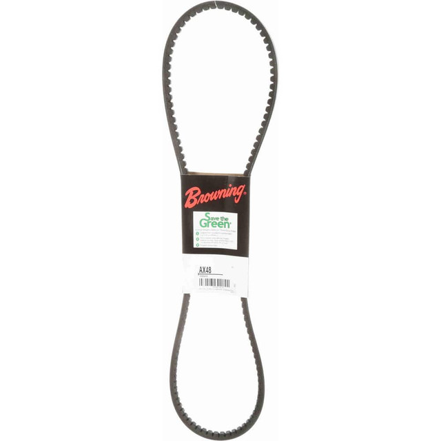 Browning 1089416 V-Belt: Section AX, 50.2" Outside Length, 1/2" Belt Width