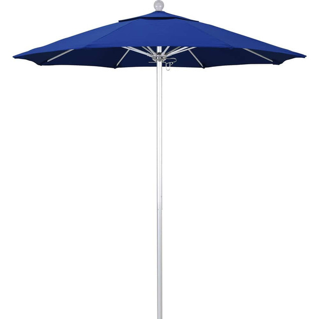 California Umbrella 194061620175 Patio Umbrellas; Fabric Color: Pacific Blue ; Base Included: No ; Fade Resistant: Yes ; Diameter (Feet): 7.5 ; Canopy Fabric: Pacifica