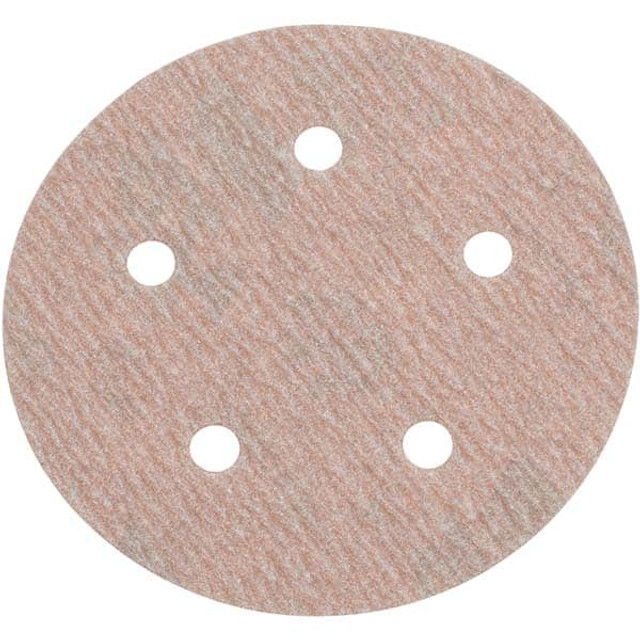 Norton 66261131575 Hook & Loop Disc: 5" Disc Dia, 320 Grit, Coated, Aluminum Oxide