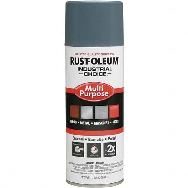 Rust-Oleum 202214 Enamel Spray Paint: Machinery Gray, Gloss, 16 oz