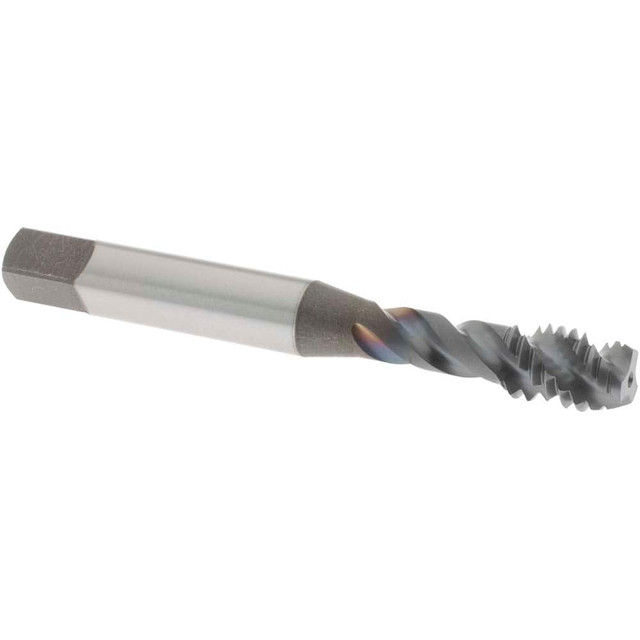 OSG 2940808 Spiral Flute Tap: 5/16-18 UNC, 3 Flutes, Modified Bottoming, 2B Class of Fit, Vanadium High Speed Steel, TICN Coated