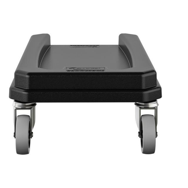 SUNCAST CORPORATION TCNDOLLY Suncast Commercial Slim Trash Can Dolly, 6-3/16inH x 11-7/8inW x 20-3/4inD, Black SUNCAST CORPORATION TCNDOLLY Suncast Commercial Slim Trash Can Dolly, 6-3/16inH x 11-7/8inW x 20-3/4inD, Black