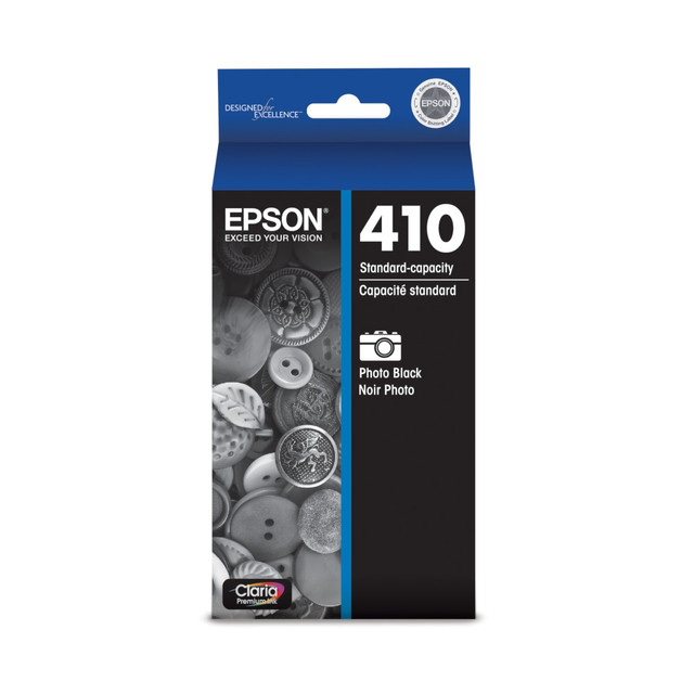 EPSON AMERICA INC. T410120-S Epson 410 Claria Premium Photo Black Ink Cartridge, T410120-S