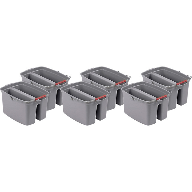 Rubbermaid Commercial Products Rubbermaid Commercial 262888GYCT Rubbermaid Commercial 19 QT Double Pail Rubbermaid Commercial Products Rubbermaid Commercial 262888GYCT Rubbermaid Commercial 19 QT Double Pail