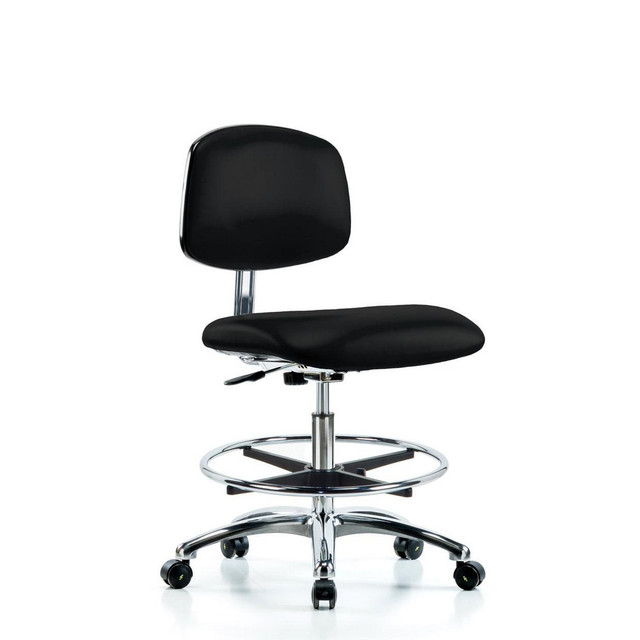 Blue Ridge Ergonomics MSC40435 Task Chair: ESD Vinyl, Black