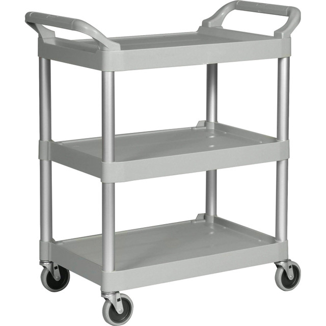 Rubbermaid Commercial Products Rubbermaid Commercial 342488 PLAT Rubbermaid Commercial 3-Shelf Utility Service Cart Rubbermaid Commercial Products Rubbermaid Commercial 342488 PLAT Rubbermaid Commercial 3-Shelf Utility Service Cart