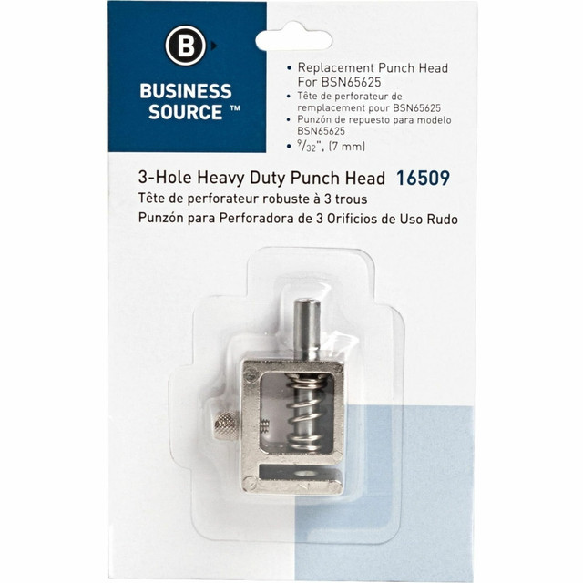 SP RICHARDS 16509 Business Source 9/32in Replacement Punch Head - 0.28in - Silver - 1 Each SP RICHARDS 16509 Business Source 9/32in Replacement Punch Head - 0.28in - Silver - 1 Each