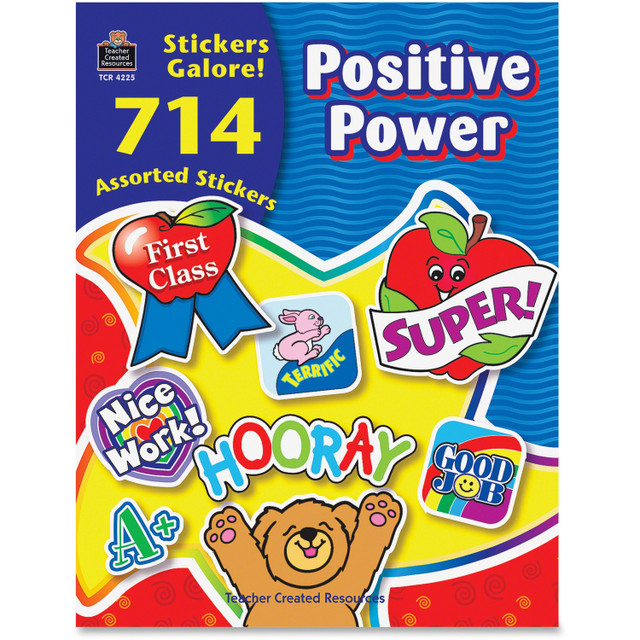Teacher Created Resources 4225 Teacher Created Resources Positive Power Sticker Book Teacher Created Resources 4225 Teacher Created Resources Positive Power Sticker Book