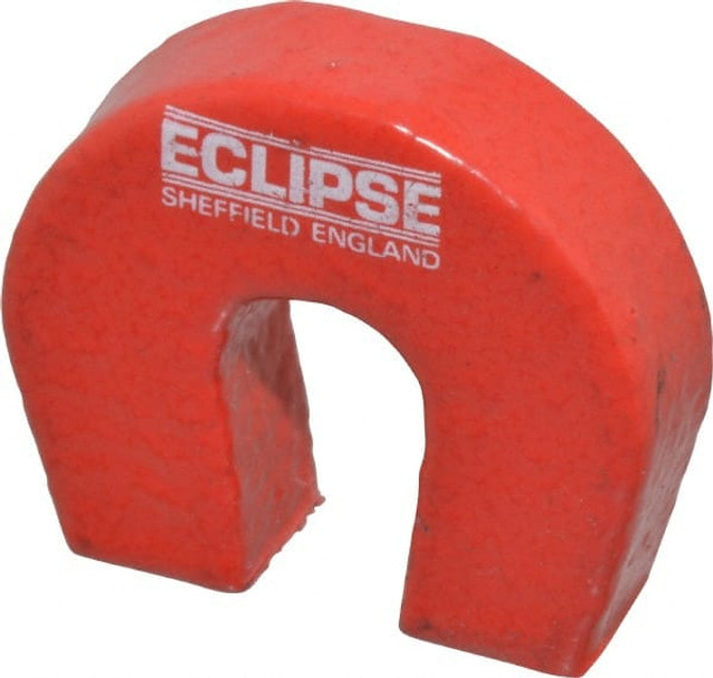 Eclipse E802 19/64" Overall Width, 1-1/8" Deep, 1" High, 2-3/4 Lb Average Pull Force, Alnico Horseshoe Magnet