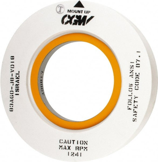 CGW Abrasives 34041 Type 7 Centerless & Cylindrical Grinding Wheel: 20" Dia, 3" Wide, 10" Hole