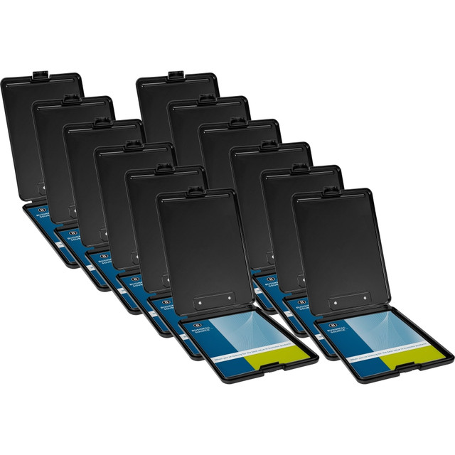 SP RICHARDS 37513CT Business Source Plastic Storage Clipboard - Black - 12 / Carton SP RICHARDS 37513CT Business Source Plastic Storage Clipboard - Black - 12 / Carton