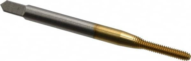 Balax 10284-01T Thread Forming Tap: #2-56 UNC, 2B Class of Fit, Bottoming, High Speed Steel, TiN Coated