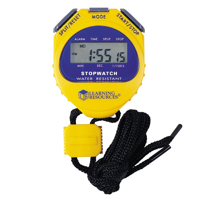 BAUMGARTENS LER0525BN Learning Resources Big Digit Stopwatch, Yellow/Purple, Pack Of 2