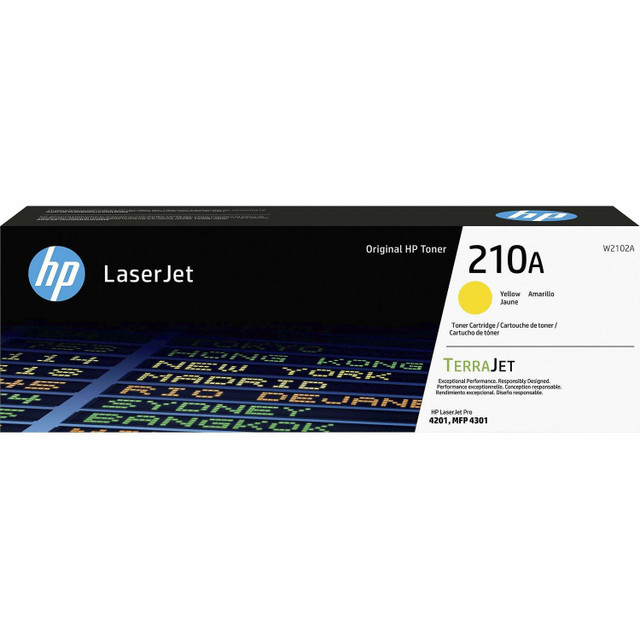 HP Inc. HP W2102A HP 210A Original Laser Toner Cartridge - Yellow Pack