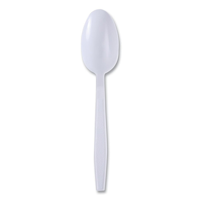 Boardwalk BWKTSHWPPWIW Paper & Plastic Cups, Plates, Bowls & Utensils; Flatware Type: Teaspoon ; Material: Plastic ; Color: White ; Disposable: Yes