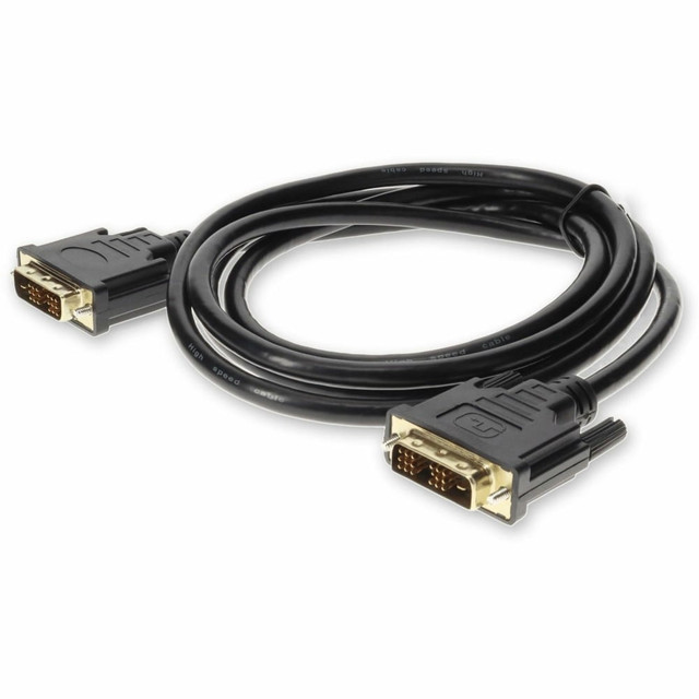 ADD-ON COMPUTER PERIPHERALS, INC. DVID2DVIDSL6F AddOn 6ft DVI-D Cable - DVI cable - single link - DVI-D (M) to DVI-D (M) - 6 ft - black ADD-ON COMPUTER PERIPHERALS, INC. DVID2DVIDSL6F AddOn 6ft DVI-D Cable - DVI cable - single link - DVI-D (M) to DVI-D (M) - 6 ft - black