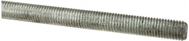 MSC 20202 Threaded Rod: 1/4-28, 2' Long, Low Carbon Steel