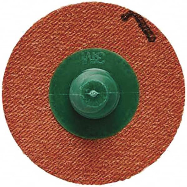 3M 7000045095 Quick-Change Disc: Roloc TR, 1" Disc Dia, 50 Grit, Aluminum Oxide, Coated