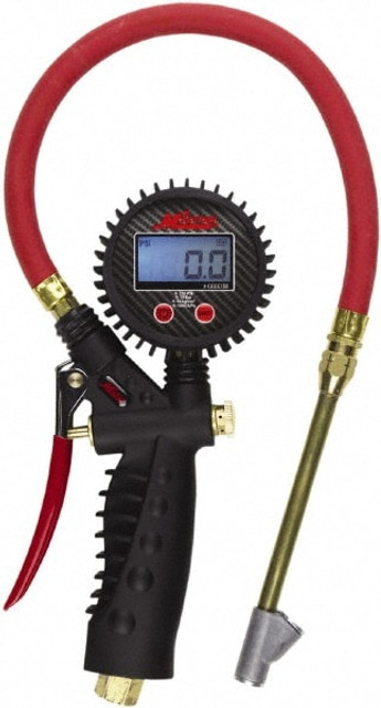 Milton S-577D 0 to 255 psi Digital Straight Foot Dual Head Tire Pressure Gauge