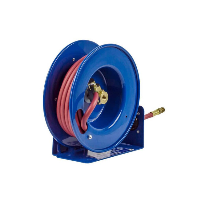 CoxReels LG-LP-320-HV Hose Reel with Hose: 3/8" ID Hose x 20', Spring Retractable