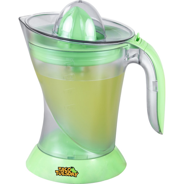 NOSTALGIA PRODUCTS GROUP LLC Taco Tuesday TTLJ3LG  Electric Lime Juicer & Margarita Kit, Green