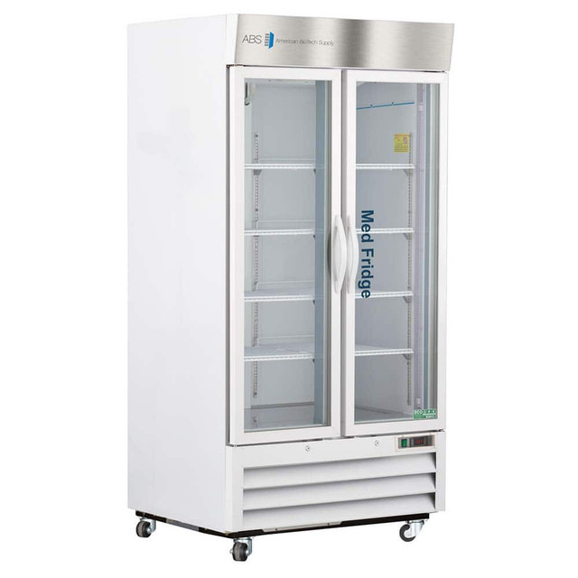 American BioTech Supply PH-ABT-HC-S36G Laboratory Refrigerator: 36 cu ft Capacity, 2 to 8 ° C, 39-5/8" OAW, 34-3/4" OAD, 81-3/4" OAH