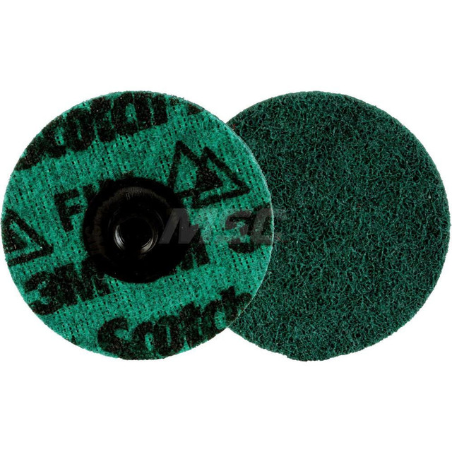 3M 7100264317 Quick-Change Disc: Roloc TS, 3" Dia, Ceramic, Non-Woven