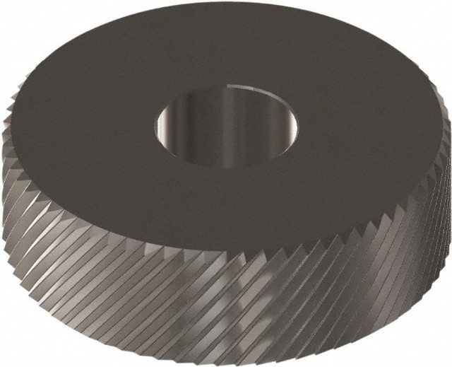 MSC KPRX450BN Beveled Face Knurl Wheel: 3/4" Dia, 70 ° Tooth Angle, 50 TPI, Diagonal, Cobalt