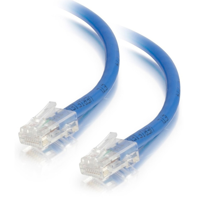 LASTAR INC. C2G 22685  7ft Cat5e Ethernet Cable - Non-Booted Unshielded (UTP) - Blue - Category 5e for Network Device - RJ-45 Male - RJ-45 Male - 7ft - Blue