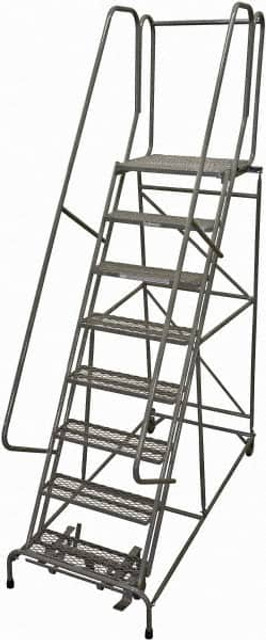 Cotterman D0460096-02 Steel Rolling Ladder: 8 Step