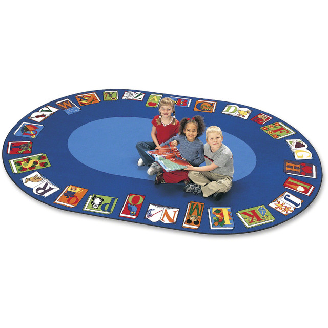 Carpets for Kids 2695 Carpets for Kids Reading By The Book Oval Area Rug