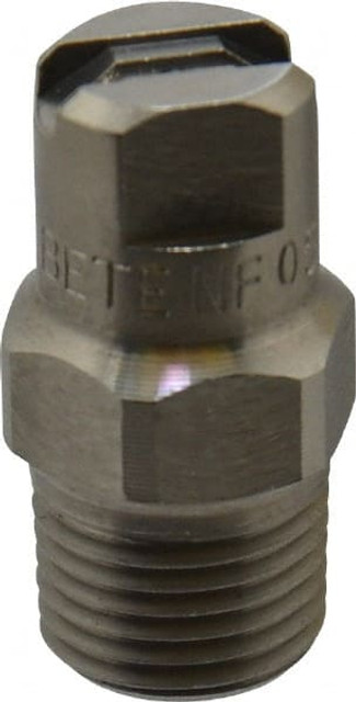 Bete Fog Nozzle 1/8NF0590@5 Stainless Steel Standard Fan Nozzle: 1/8" Pipe, 90 ° Spray Angle