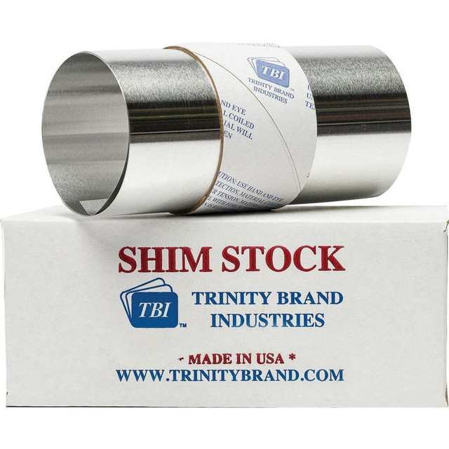 Trinity Brand Industries M-61100100-1 Shim Stock: 0.001'' Thick, 100'' Long, 6" Wide, 1100 Aluminum