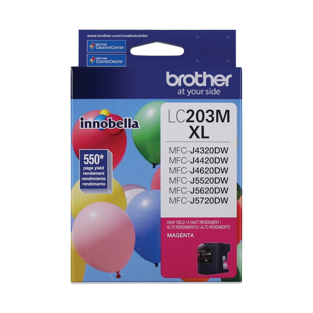 BROTHER INTL CORP Brother LC203MS  LC203 Magenta High-Yield Ink Cartridge, LC203MS