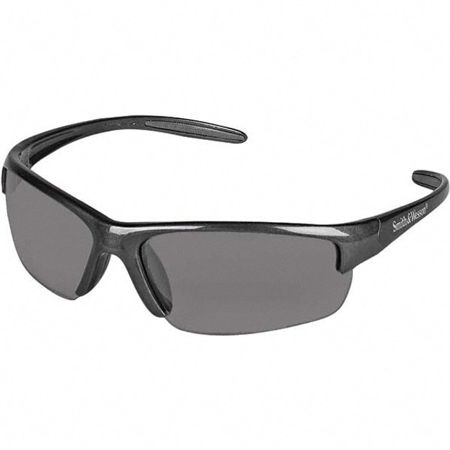 Smith & Wesson 21297 Safety Glass: Anti-Fog & Scratch-Resistant, Polycarbonate, Smoke Lenses, Full-Framed, UV Protection